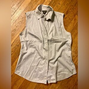 VTG Banana Republic Sleeveless Button Down Shirt XL